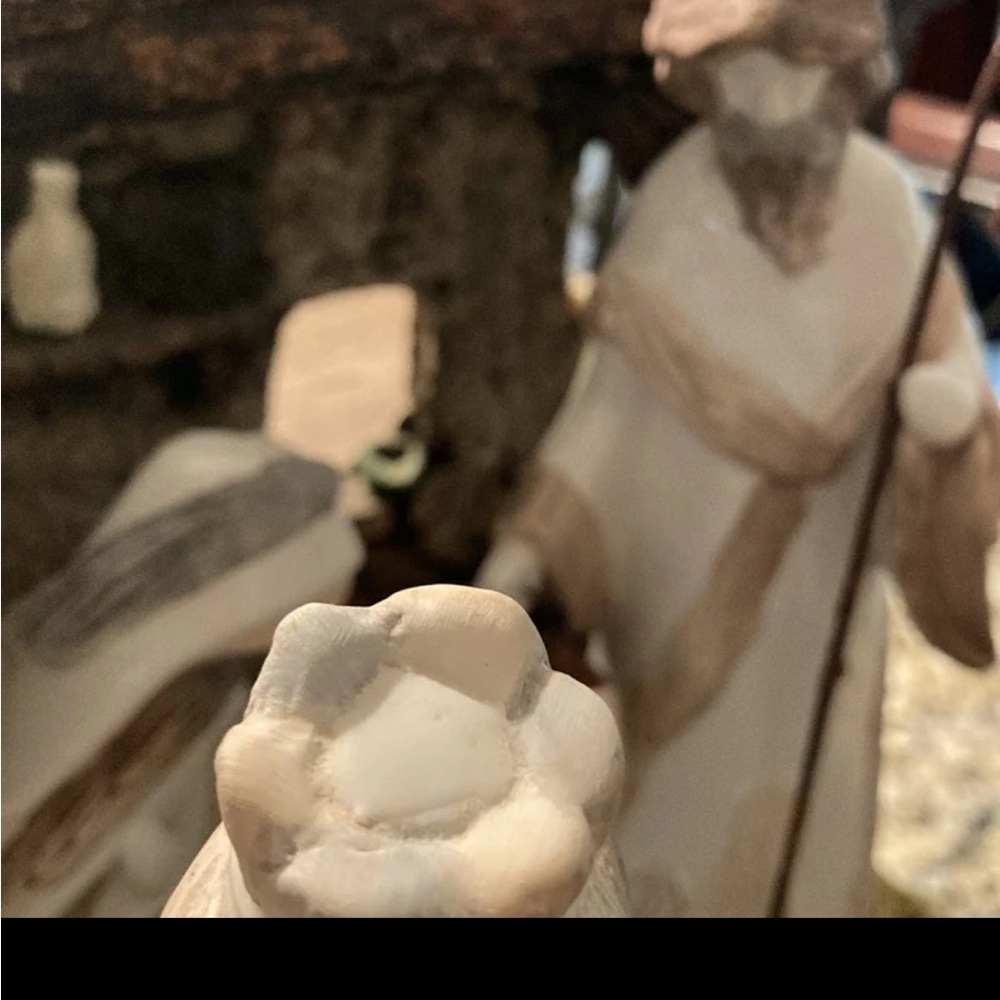 Complete nativity set figures matte finish, crèche, mat - Picture 4 of 9